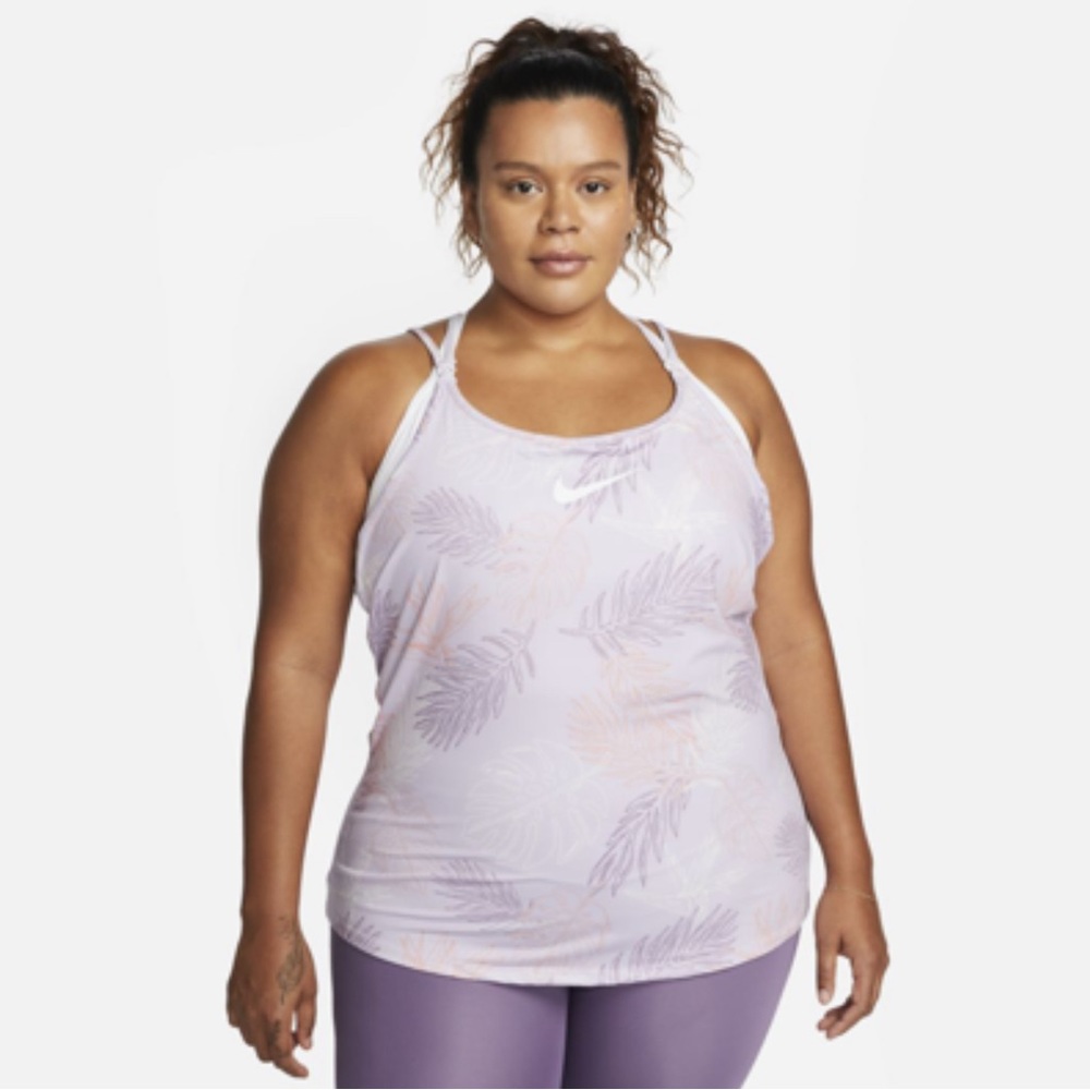 Nike Women’s Dri-fit One Lux Slim Fit Strappy Tank Top